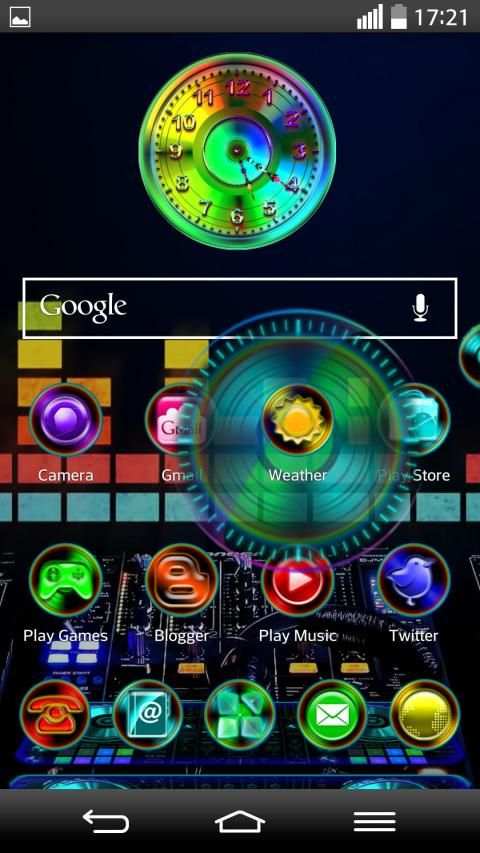 Next Launcher 3D Theme ClubMix 4 تصوير الشاشة