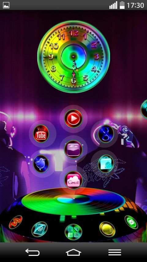 Next Launcher 3D Theme ClubMix 2 تصوير الشاشة