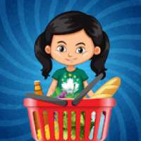 Shopping Game for kids logo
