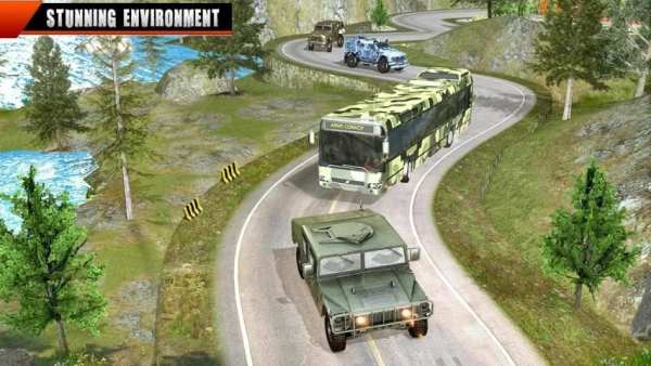 Mountain Army Bus Driving 2019: GBT Bus Games 3D screenshot 4