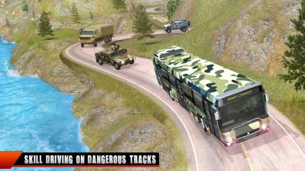 Mountain Army Bus Driving 2019: GBT Bus Games 3D screenshot 2