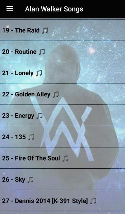 Alan WALKER SONGS 2019 OFFLINE ( 46 SONGS ) screenshot 4