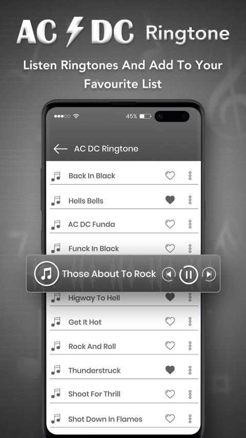 AC DC Ringtone screenshot 2