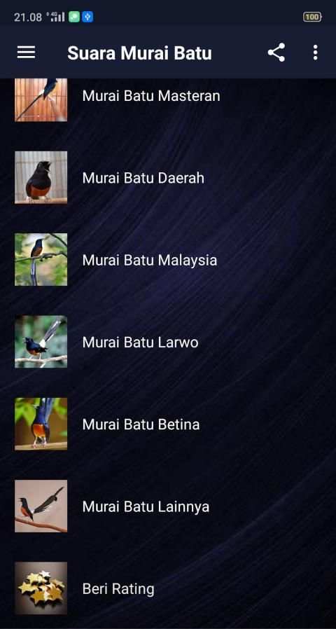 Suara Murai Batu Full Isian MP3 Offline скриншот 6