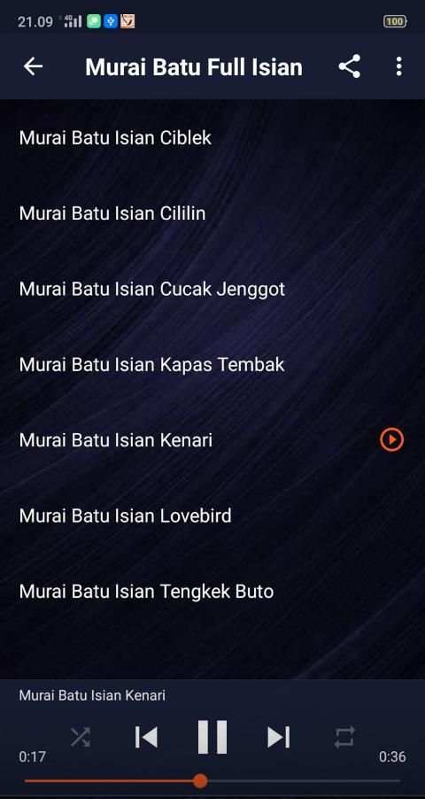 Suara Murai Batu Full Isian MP3 Offline скриншот 5