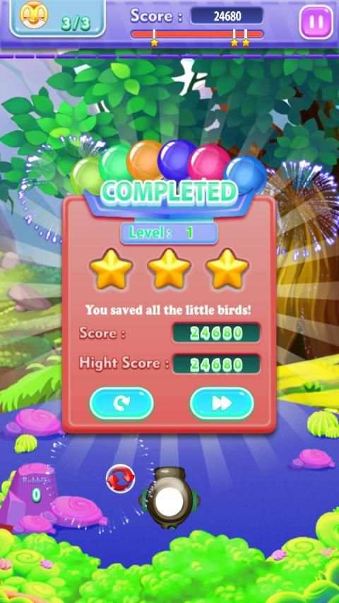 Bubble Birds Shooter स्क्रीनशॉट 3