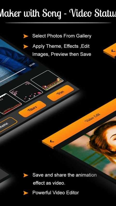 Slidejoy Video Maker with Song Video Status Maker स्क्रीनशॉट 6