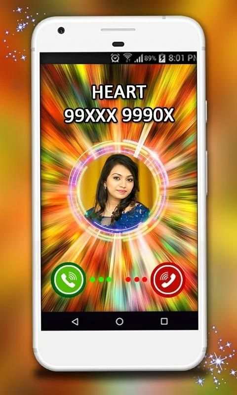 Color Caller Screen LED Flashlight Mobile theme स्क्रीनशॉट 2