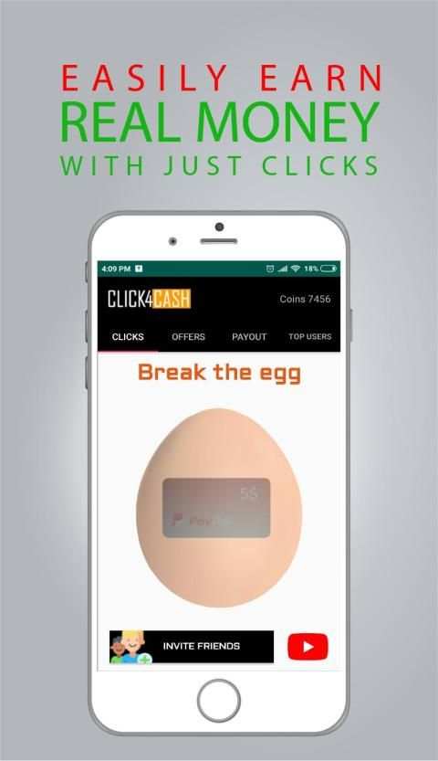 Click4Cash Make money : Free Real Cash App screenshot 5