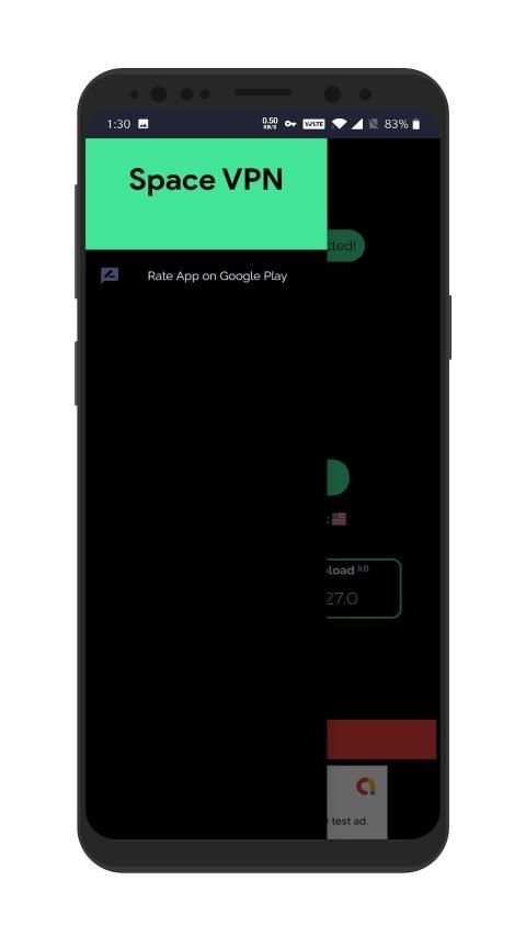 Space VPN - Unlimited, Free High Speed VPN स्क्रीनशॉट 1