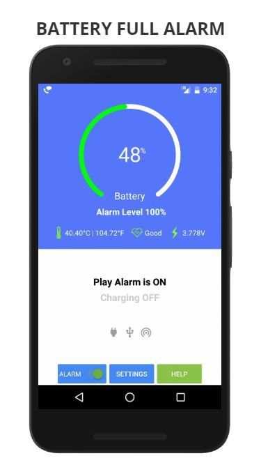 Battery Full Alarm स्क्रीनशॉट 1