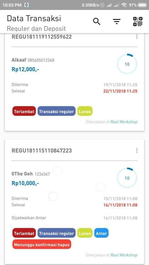 Aplikasi Kasir Laundry - Smartlink screenshot 8