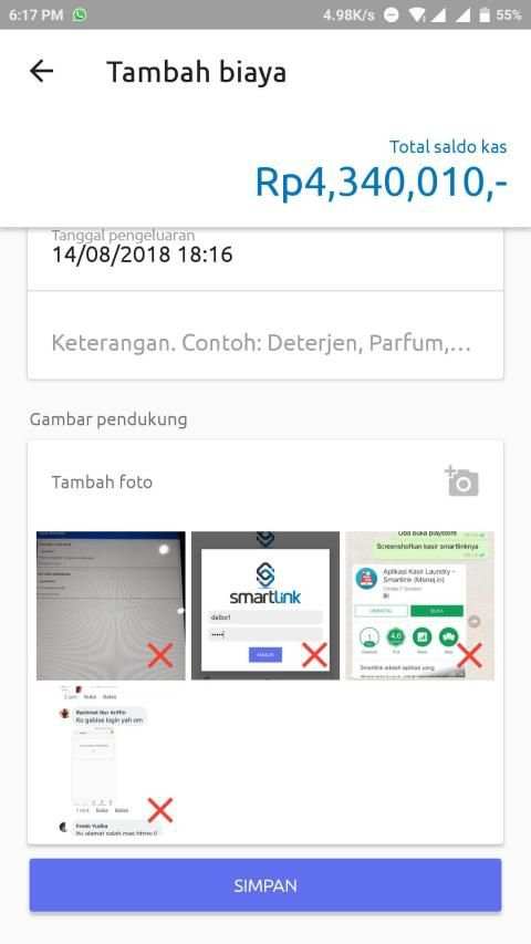 Aplikasi Kasir Laundry - Smartlink screenshot 6