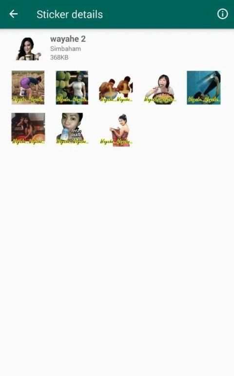 Stiker WA Wayahe Wayahe WAStickerApps screenshot 3