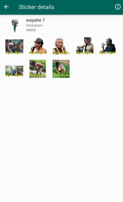 Stiker WA Wayahe Wayahe WAStickerApps screenshot 2