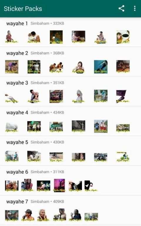 Stiker WA Wayahe Wayahe WAStickerApps screenshot 4