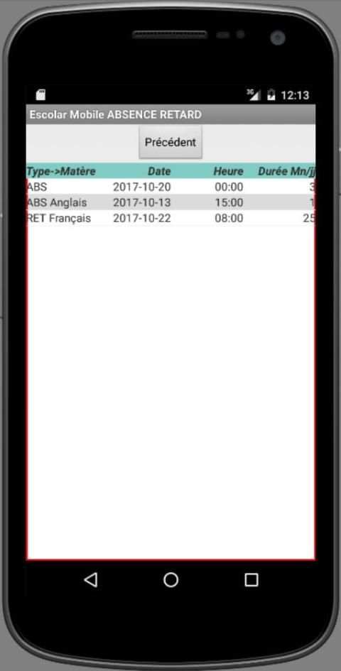 Escolar Tuteur screenshot 2