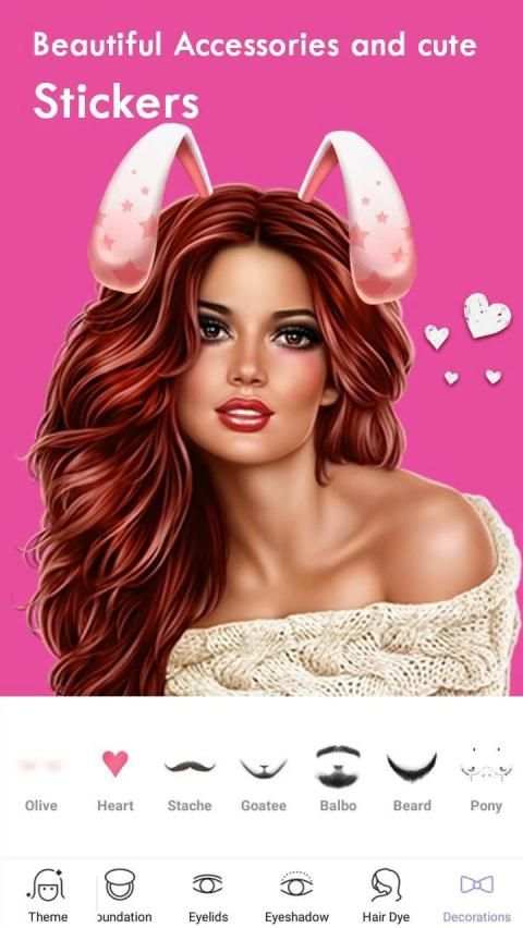 Makeup Camera - Makeover Photo Editor screenshot 1