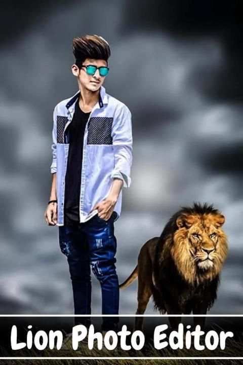 Lion Photo Editor स्क्रीनशॉट 1