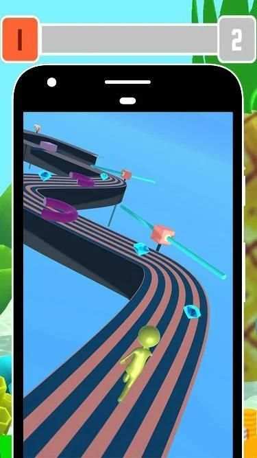 Fast Funny Racing 3D Dash Adventure स्क्रीनशॉट 3