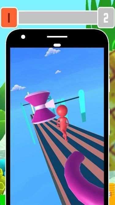 Fast Funny Racing 3D Dash Adventure स्क्रीनशॉट 4