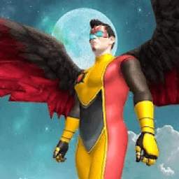 Flying Future Hero Game: Superhero Future Fighter