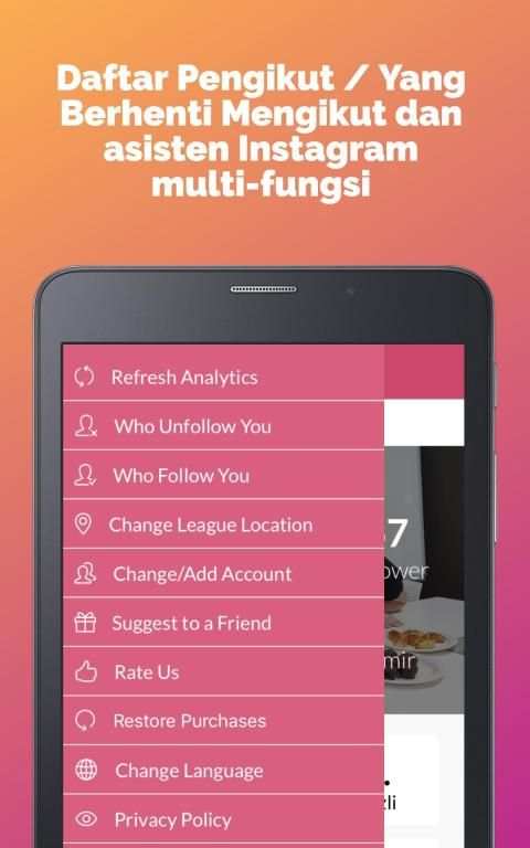 Aplikasi Analisis&Asisten Instagram Liker Analyzer screenshot 2
