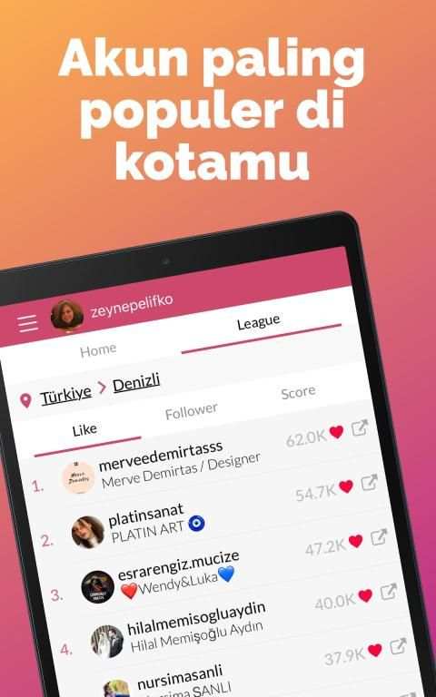Aplikasi Analisis&Asisten Instagram Liker Analyzer screenshot 14