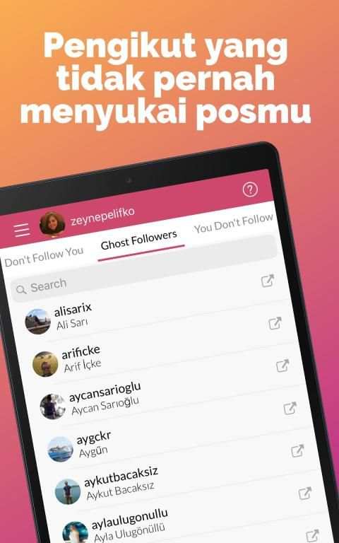 Aplikasi Analisis&Asisten Instagram Liker Analyzer screenshot 11
