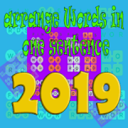 arrange Words in one sentence icon