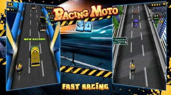 Racing Moto 3D स्क्रीनशॉट 3