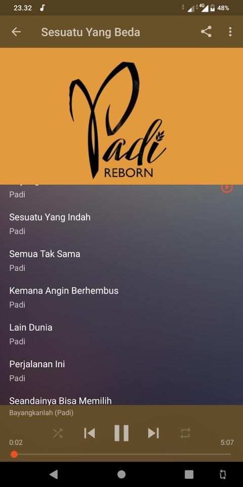 Band Padi full mp3 screenshot 2