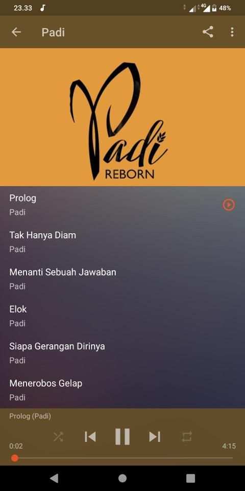 Band Padi full mp3 screenshot 1