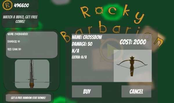 Rocky Barbarian - Offline Survival RPG Game screenshot 6