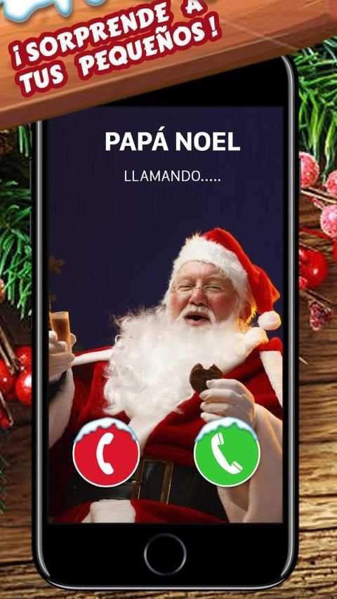 Videollamada Papa Noel ESPAÑOL- te llama gratis! screenshot 3