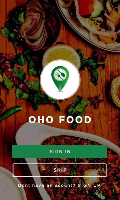 OHO Food Delivery स्क्रीनशॉट 1