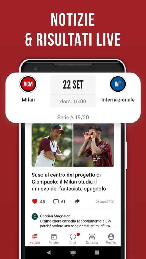 Rossoneri Live – App non ufficiale di Milan screenshot 7