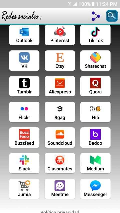 Social media : All in one redes sociales screenshot 2