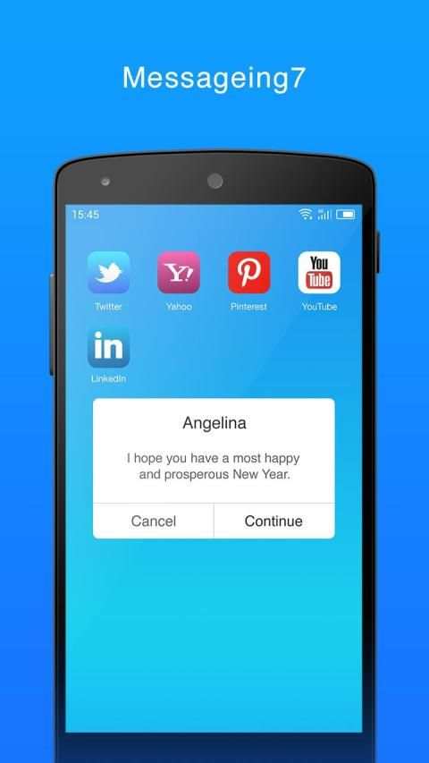 Messaging+ 7 Free - SMS, MMS screenshot 1