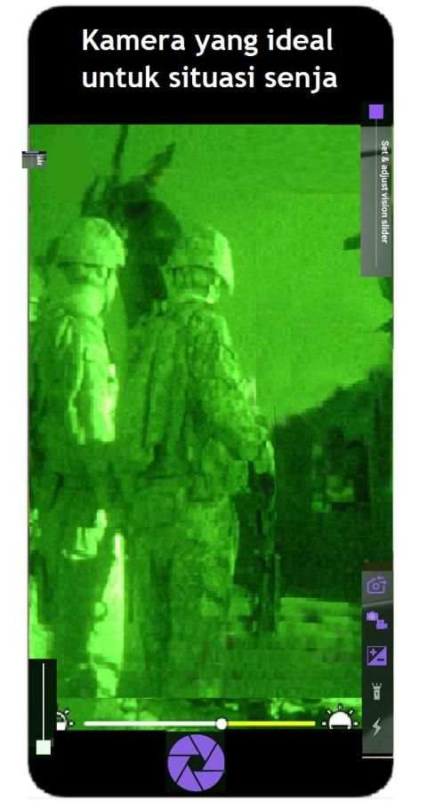 Simulasi penglihatan malam - kondisi cahaya rendah screenshot 2
