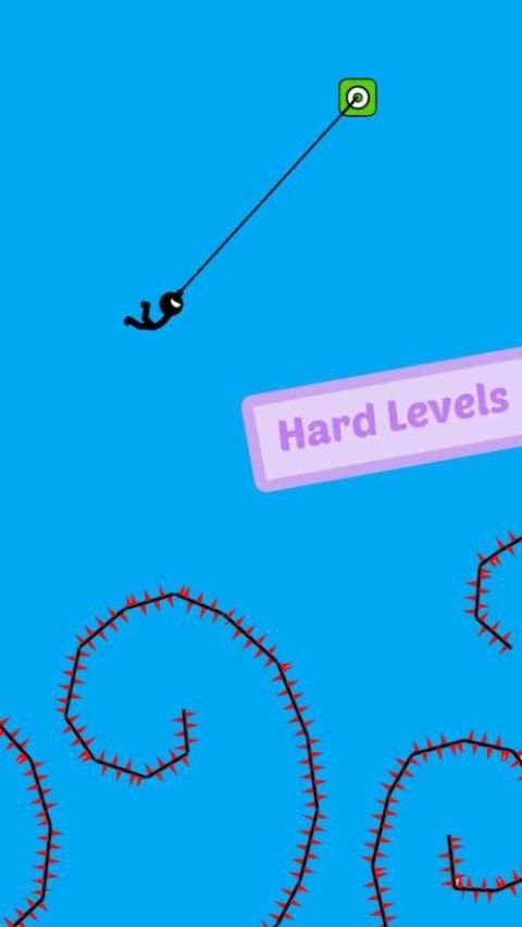 Spider Stick-man Swing screenshot 2