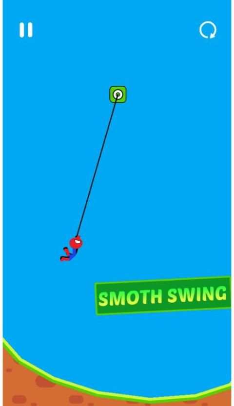 Spider Stick-man Swing screenshot 5