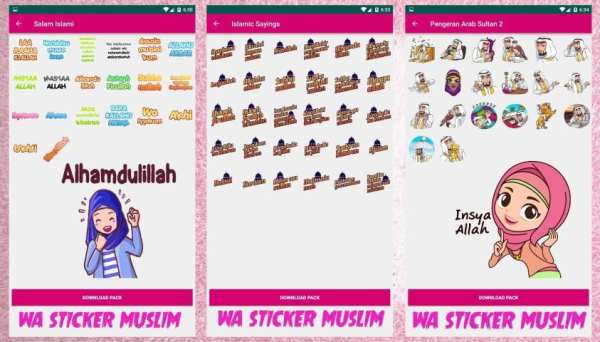 WA Sticker Muslimah Islamic Sticker Cute screenshot 4