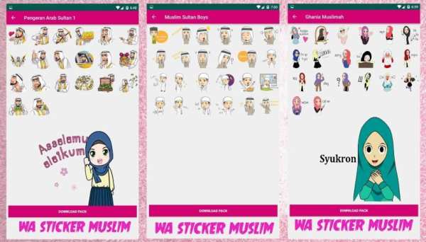 WA Sticker Muslimah Islamic Sticker Cute screenshot 1