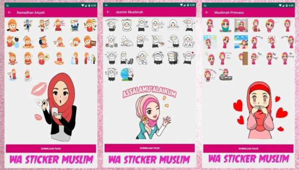 WA Sticker Muslimah Islamic Sticker Cute screenshot 2
