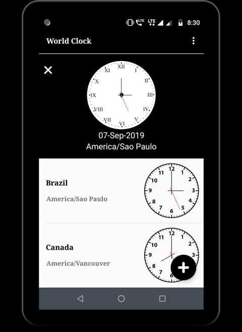 World Clock screenshot 1