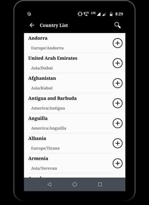 World Clock screenshot 2