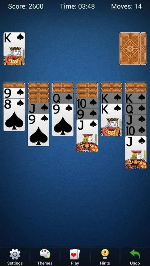 Spider Lite - Brand New Solitaire Card Game screenshot 2