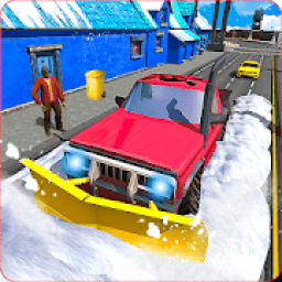 Heavy Snow Plow Clean Road Simulator 3D आइकन