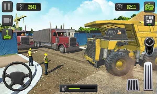 City Building Construction - Excavator Driving Sim screenshot 2